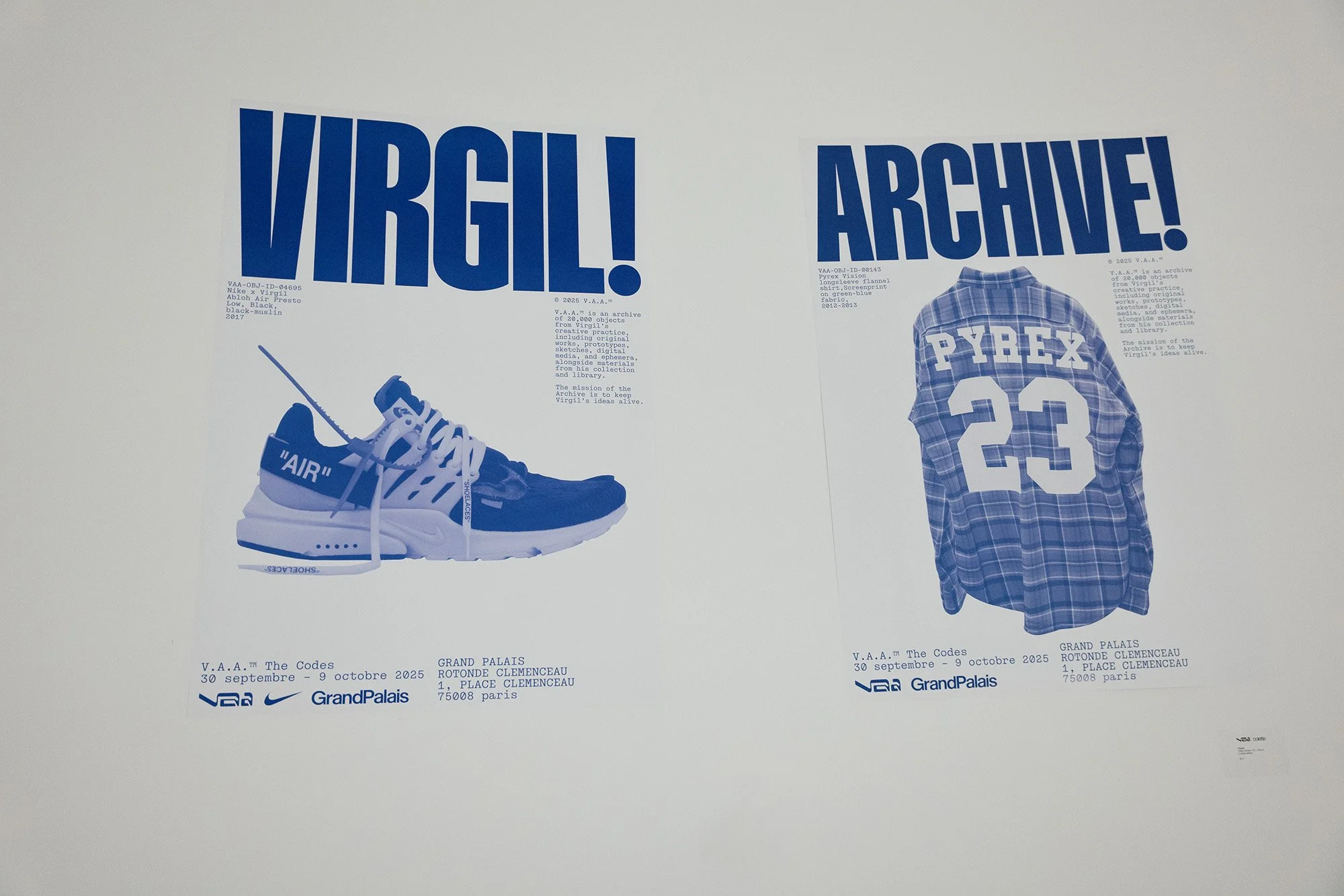 Virgil Abloh: The Codes Preview At Grand Palais In Paris Autre